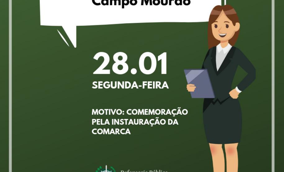 Suspensão de Expediente: Campo Mourão Suspensão de Expediente: Campo Mourão