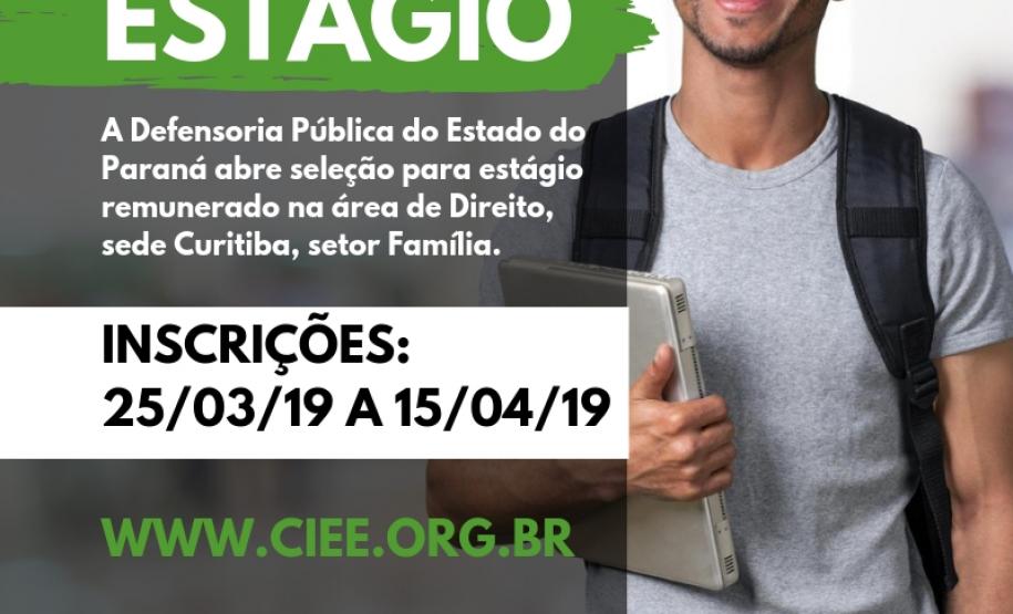 DPPR abre vagas de estágio no Setor da Família DPPR abre vagas de estágio no Setor da Família