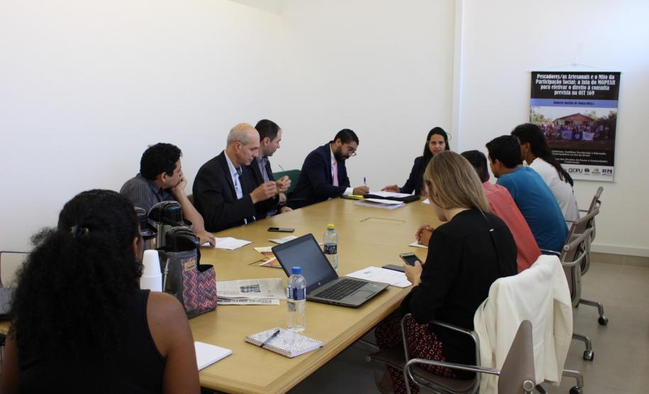 Reunião com a comunidade indigena
