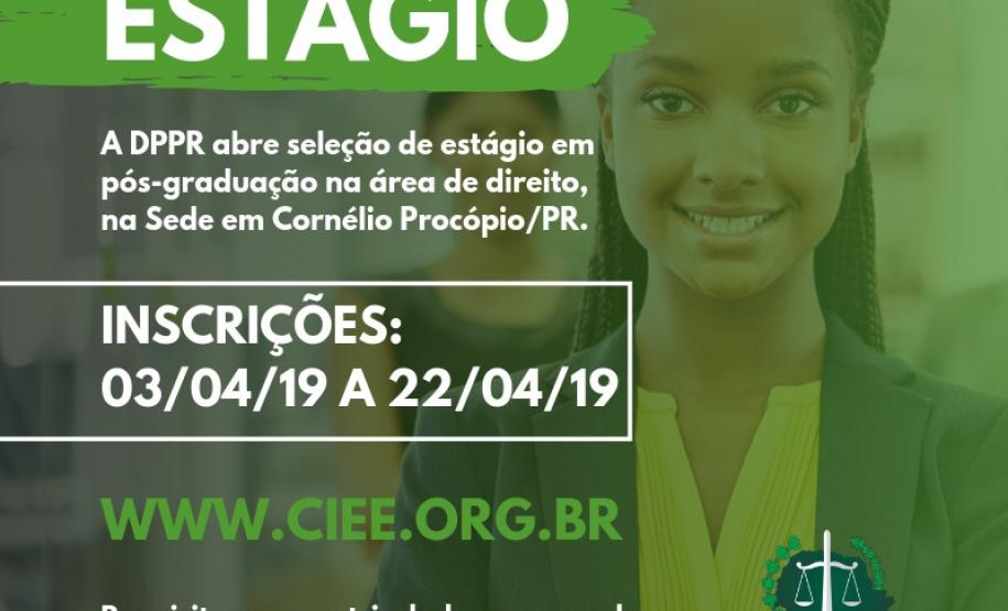 Prorrogação das inscrições para estágio de pós-graduandos em Direito