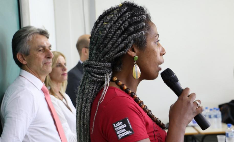 Na ocasião, alguns alunos também discursaram.