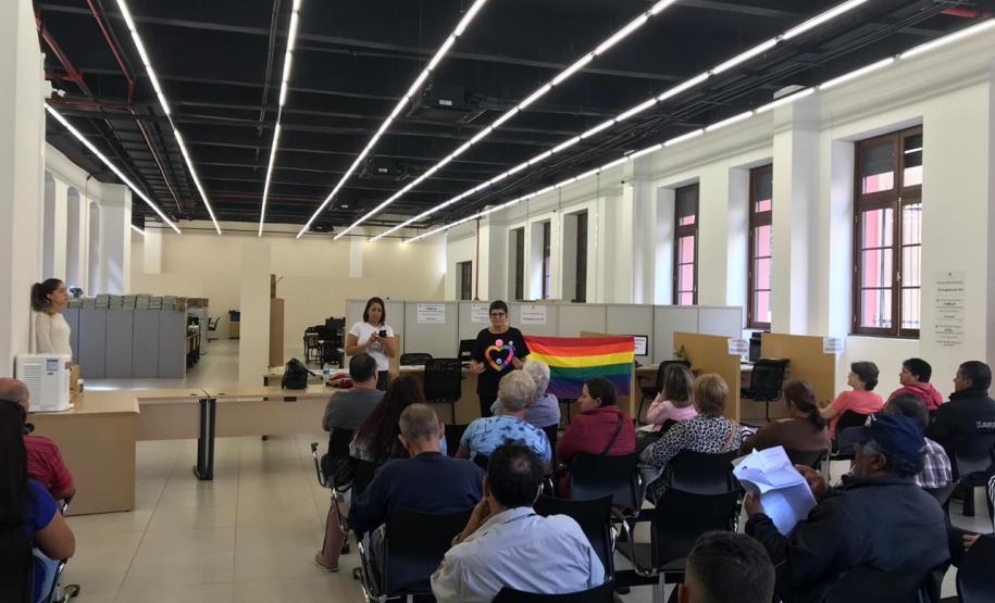 A palestra contou com 80 ouvintes