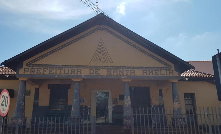 NUCIDH e Santa Amélia firmam TAC em benefício de terra indígena Fachada da prefeitura do município.