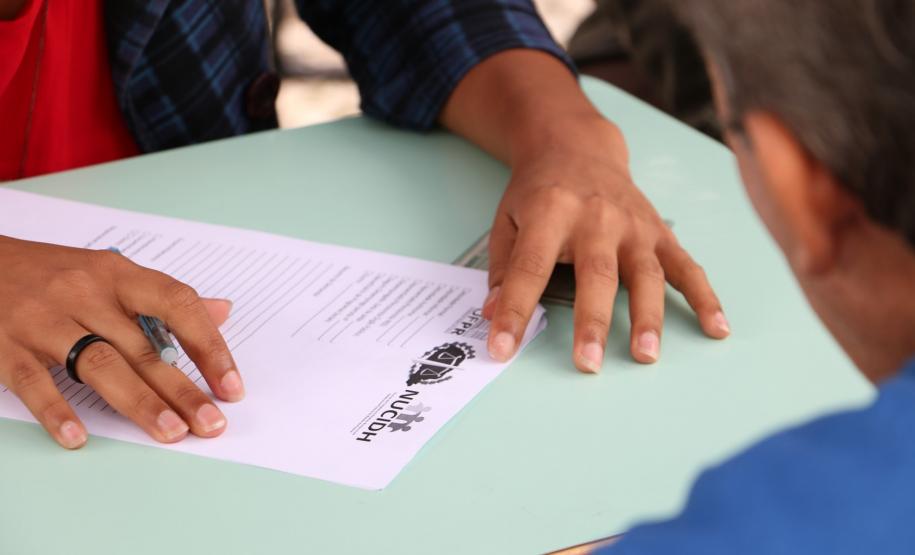 Atendimento de rua NUDIJ Formulário para os atendidos preencherem.