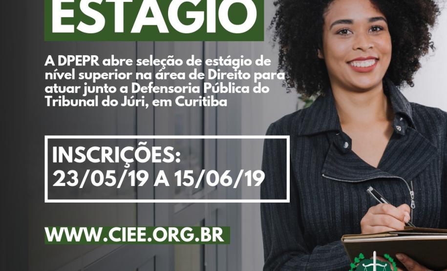 Estagio em Curitiba DPEPR abre vagas de estágio em Curitiba