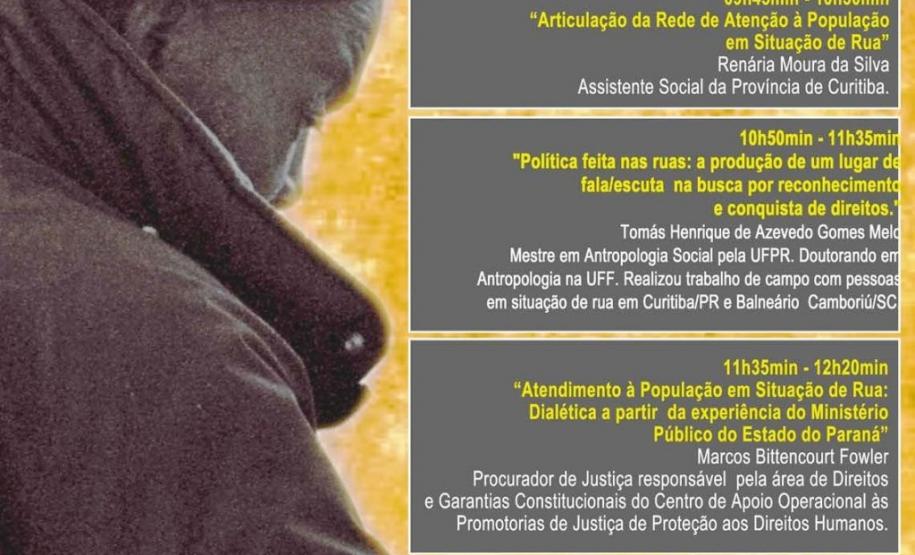 I Seminário sobre Políticas Públicas para a População em Situação de Rua.