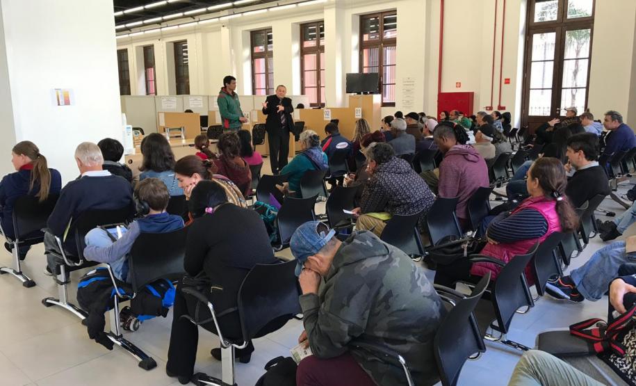 Usuários da DPE-PR recebem palestras Os encontros ocorrem nas primeiras e terceiras terças-feiras de cada mês