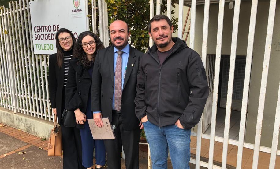 A inspeção no CENSE de Cascavel aconteceu no dia 18 de julho