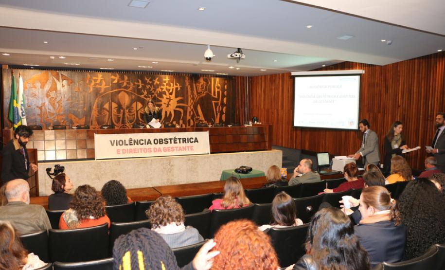 Coordenadora do NUDEM participa de audiência pública sobre violência obstétrica e direitos das gestantes Coordenadora do NUDEM participa de audiência pública sobre violência obstétrica e direitos das gestantes