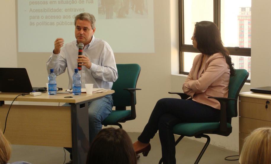 O procurador de Justiça Marcos Bittencourt Fowler e a promotora de Justiça Mariana Bazzo.