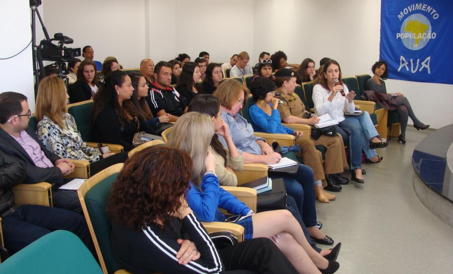 Público do I Seminário sobre Políticas Públicas para a População em Situação de Rua.