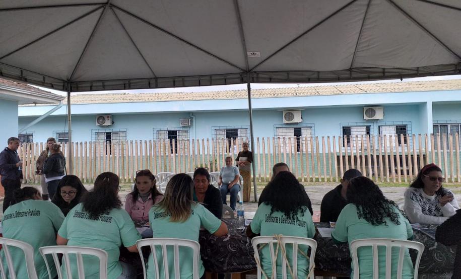 NUDEM participa de mutirão de direitos humanos O evento foi organizado por Defensoras e Defensores Populares de Paranaguá