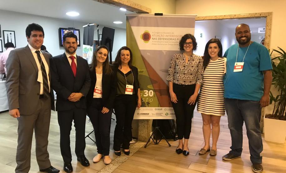 Equipe da DPE-PR participante do Congresso.