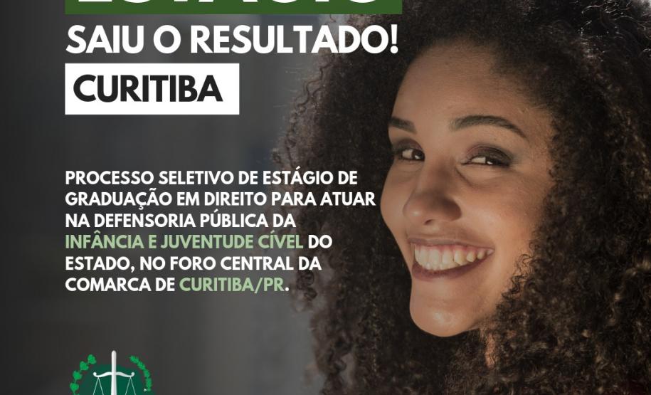 DPE-PR divulga resultado do processo seletivo em Curitiba DPE-PR divulga resultado do processo seletivo em Curitiba