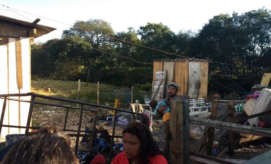 Imagem da Ocupação São Judas Tadeu, em São José dos Pinhais.