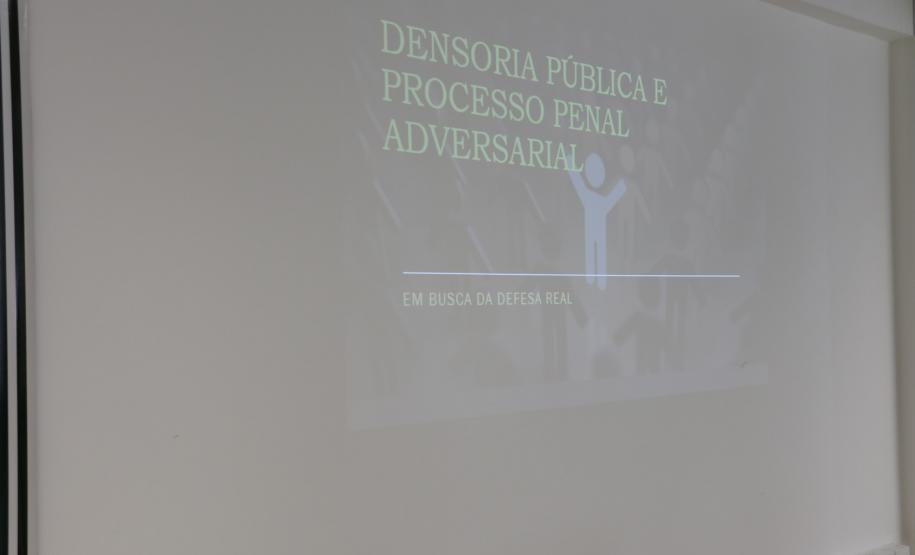 Defensoras(es) públicas(os) participam da II Semana de Formação Continuada Defensoras(es) públicas(os) participam da II Semana de Formação Continuada