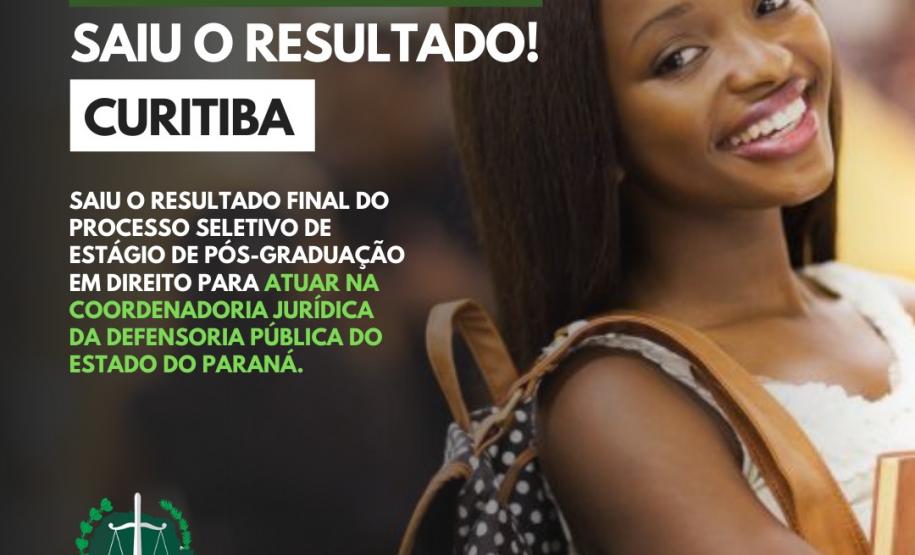 DPE-PR divulga resultado do processo seletivo em Curitiba