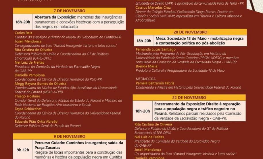 DPE-PR participa de evento de conscientização negra