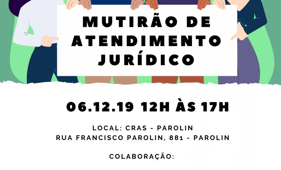 A ação será no dia 06/12, das 12h às 17h, no Centro de Referência de Assistência Social do bairro