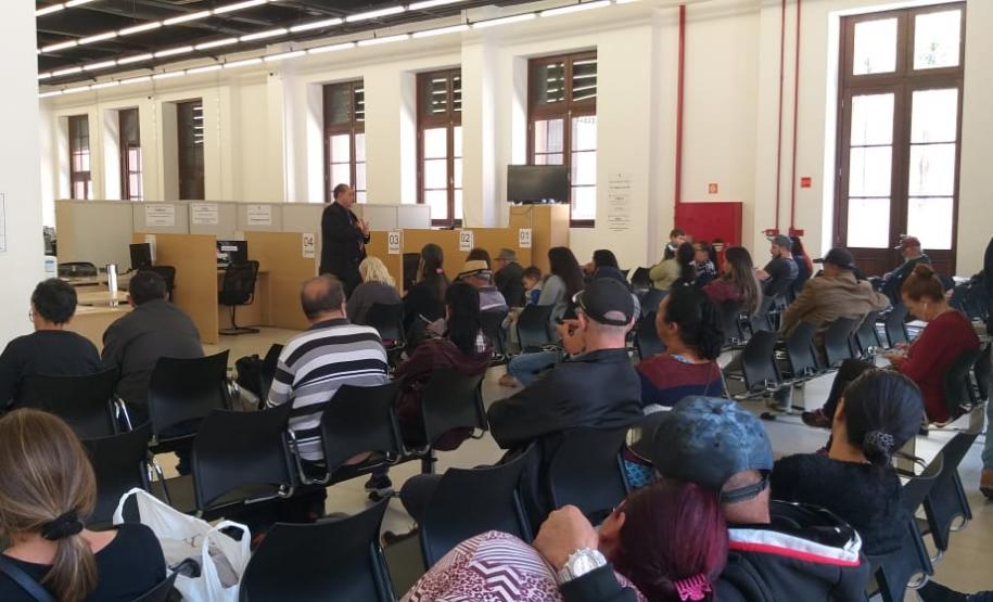 Usuários da DPE-PR recebem palestras sobre dependência química Usuários da DPE-PR recebem palestras sobre dependência química