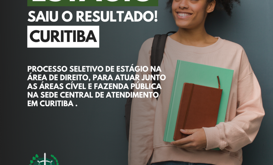 DPE-PR divulga resultado do processo seletivo em Curitiba