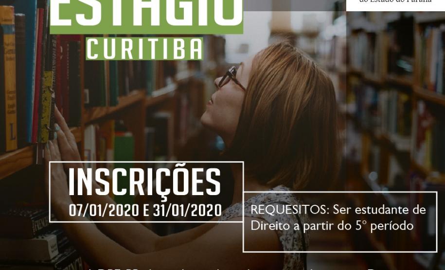 DPE-PR abre vaga de estágio em Curitiba O processo seletivo será dividido em prova objetiva/dissertativa e entrevista