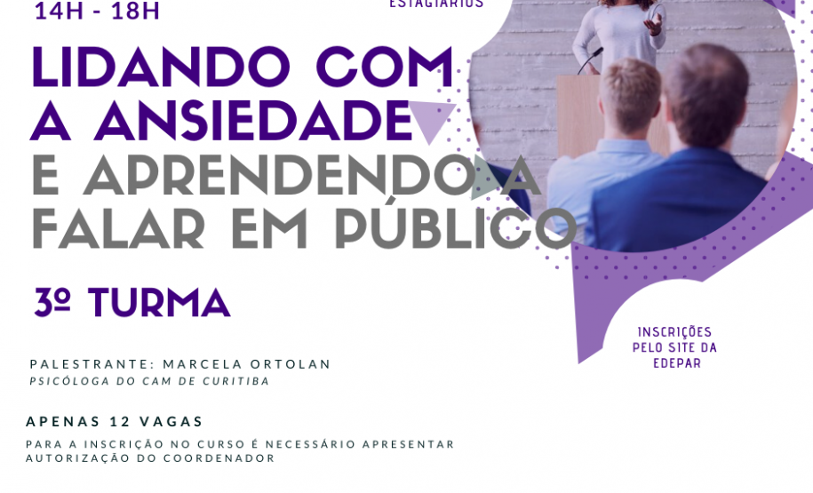 A formação é destinada para servidoras(es), membras(os) e estagiárias(os) da DPE-PR