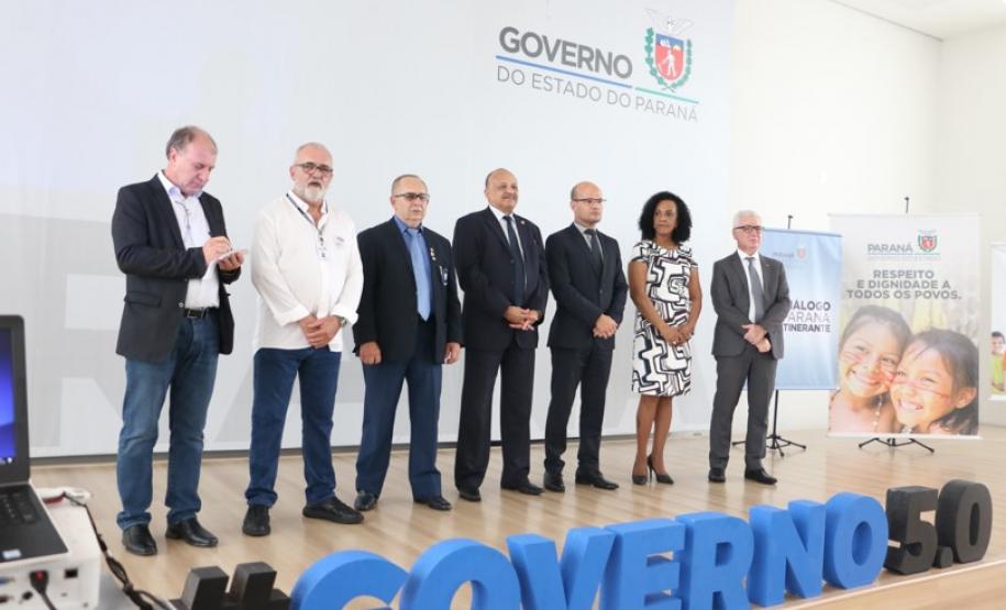 Na tarde de quinta-feira (30), o defensor público-geral do Estado, dr. Eduardo Abraão, participou do evento que instituiu o Grupo de Trabalho dos Povos e Comunidades Tradicionais do Paraná.