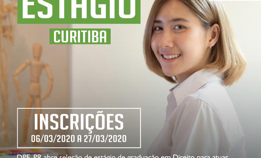 DPE-PR abre vagas de estágio em Curitiba