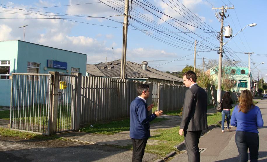 Durante a tarde, os defensores percorreram toda a extensão da comunidade.