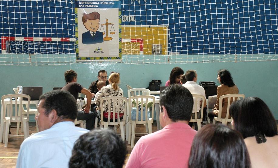 Paraná em Ação em Rio Negro contou com o trabalho da DPPR