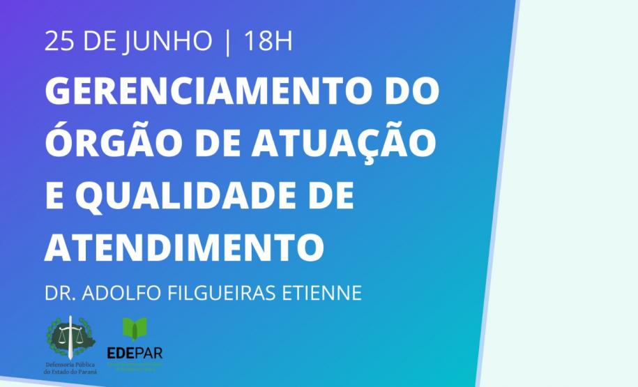 O curso será ofertado aos Defensores (as) Públicos (as) da DPE-PR