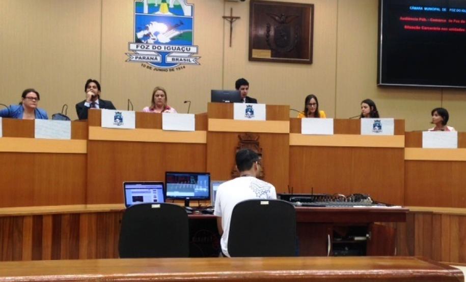 Audiência Pública discutiu o sistema carcerário de Foz do Iguaçu.