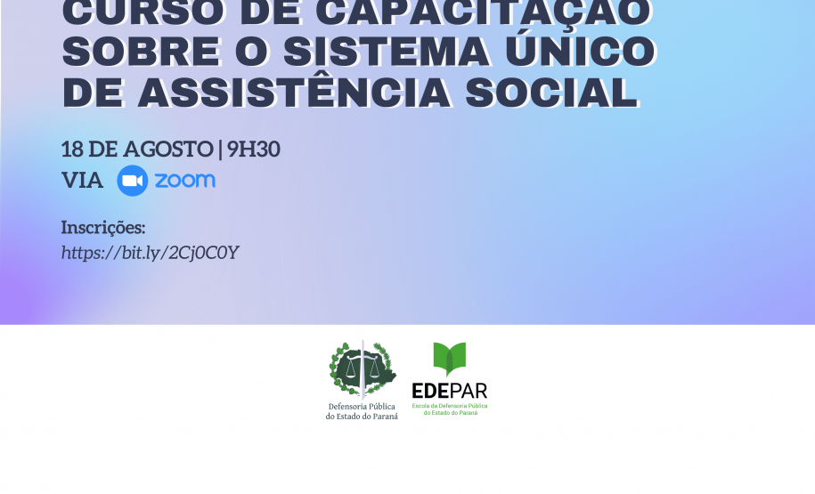 Capacitação sobre o Sistema Único de Assistência Social (SUAS) Capacitação sobre o Sistema Único de Assistência Social (SUAS)