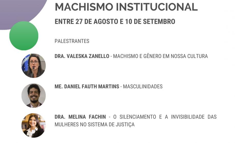 DPE-PR promove formação sobre machismo institucional