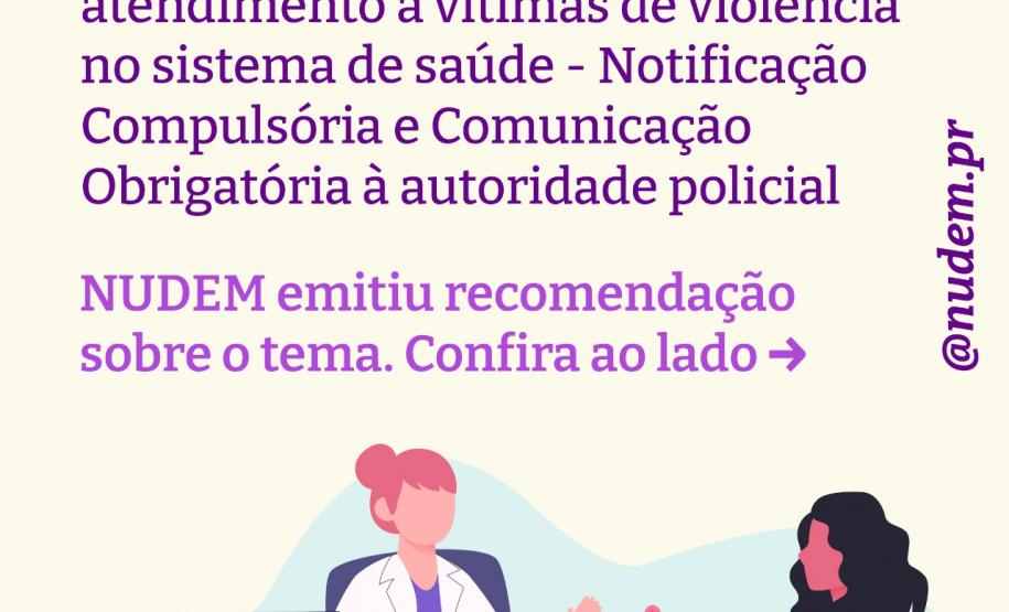 Após recomendação da DPE-PR, SESA emite Nota Técnica sobre sigilo de prontuário médico de vítimas de violência
