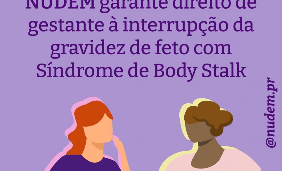 DPE-PR garante na Justiça o direito à interrupção de gestação de feto com Síndrome de Body Stalk