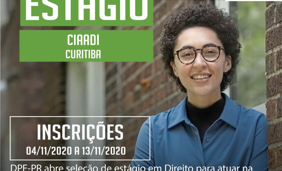 DPE-PR abre vagas de estágio em Curitiba.