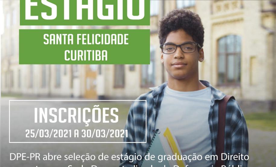 DPE-PR abre vaga de estágio para estudantes de Direito