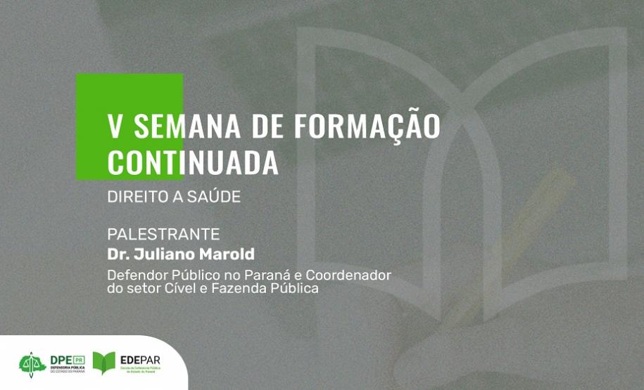 EDEPAR promove V semana de formação continuada