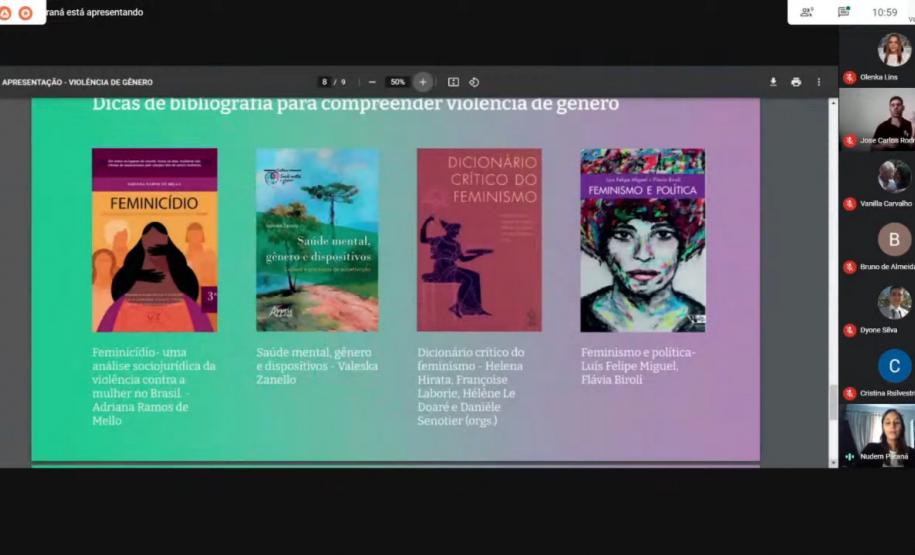 Solenidade virtual marca aliança entre DPE-PR, MMFDH e Procuradoria da Mulher da ALEP