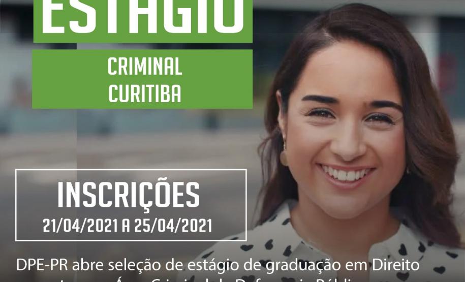 DPE-PR lança processo seletivo para estudantes de Direito