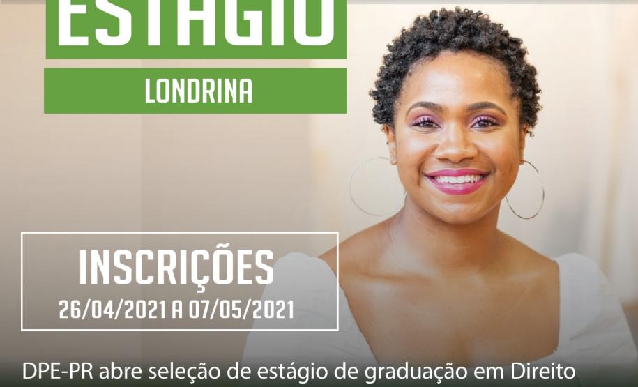 DPE-PR abre vaga de estágio para atuar na sede de Londrina