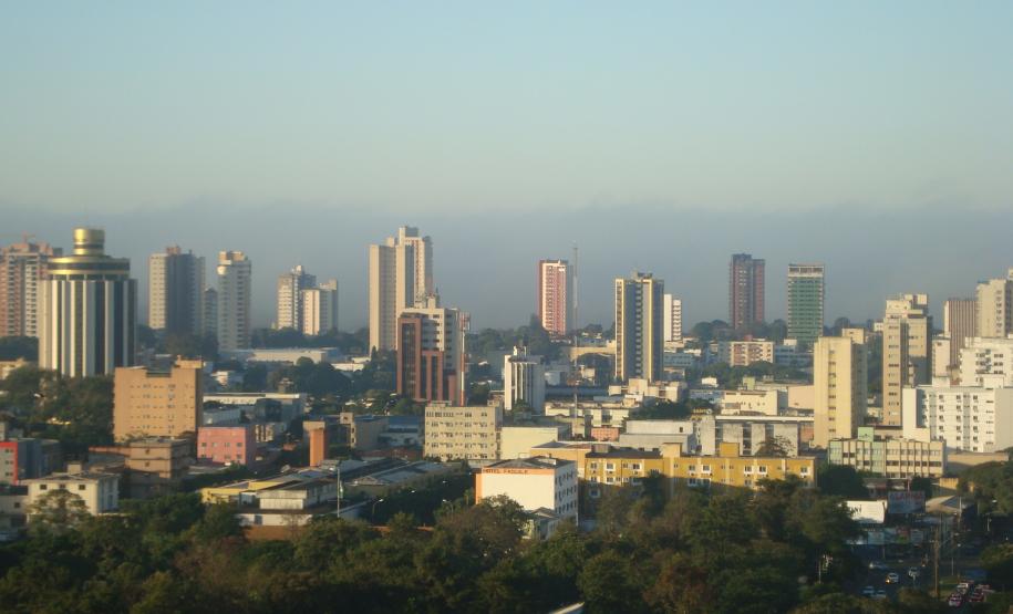 Amanhecer em Foz do Iguaçu.