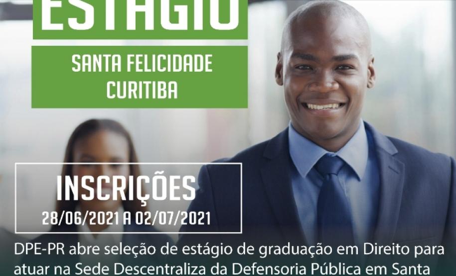 DPE-PR abre processo seletivo de estágio para graduandos de Direito.