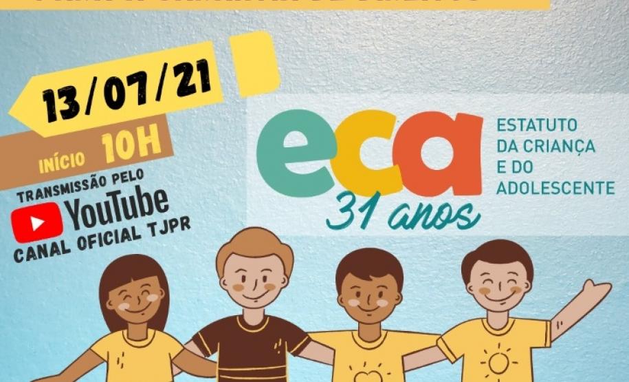 DPE-PR participa de evento em comemoração aos 31 anos do Estatuto da Criança e do Adolescente