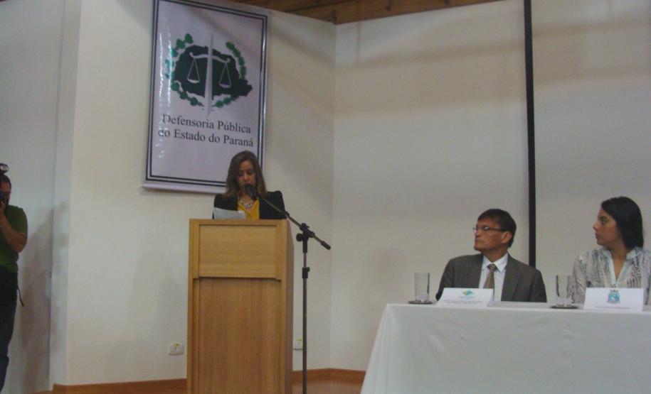Em seu discurso, a defensora geral Andréa Coelho disse que "o cumprimento da pena de forma digna pela qual tem pugnado a Defensoria Pública, deve ser perseguido pelo estado brasileiro como meio necessário à conquista do bem-estar. Assim como à instituição compete debater e enfrentar junto aos demais poderes da República, as mazelas do sistema prisional, sobressaindo-nos a maturidade institucional atingida pela Defensoria Pública".