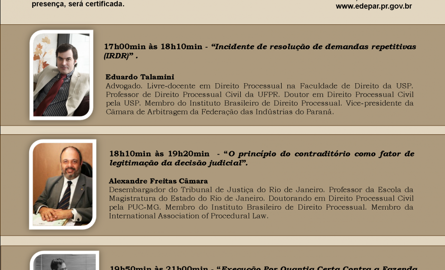 I Simpósio sobre Direito Processual Civil