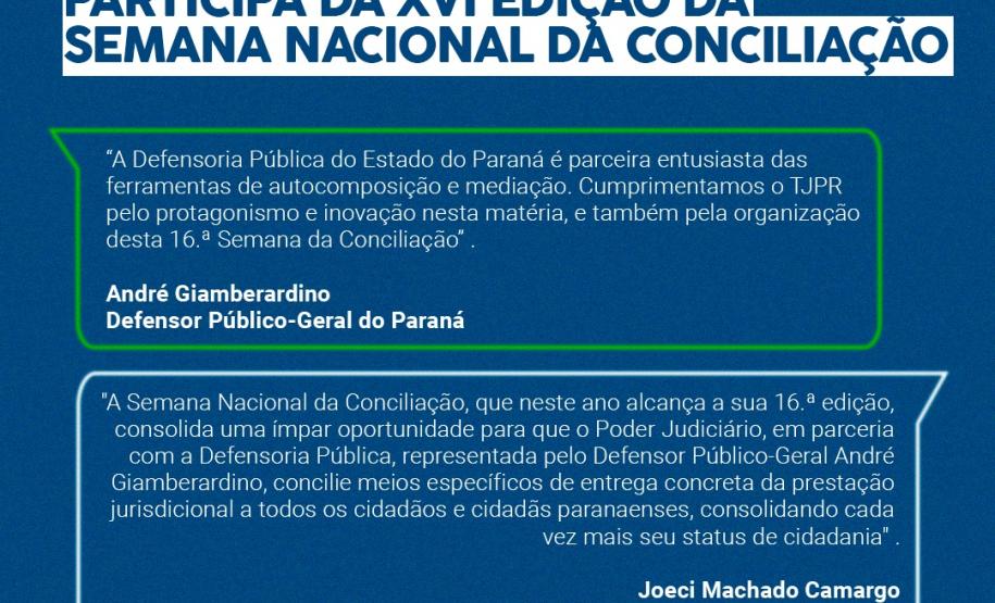 semana conciliação