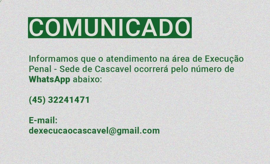 COMUNICADO